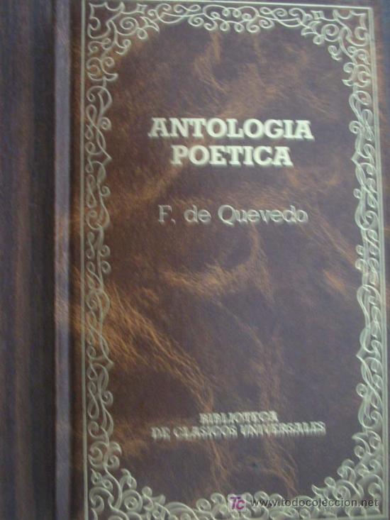 Libros de segunda mano: ANTOLOG&Iacute;A PO&Eacute;TICA. QUEVEDO, Francisco de. Orbis - Foto 1