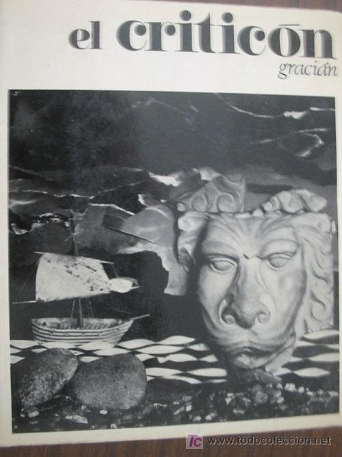 Libros de segunda mano: EL CRITIC&Oacute;N (2 vol&uacute;menes). GRACI&Aacute;N. 1968. Zeus - Foto 1