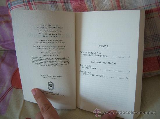 Libros de segunda mano: J. J. ARMAS MARCELO Las naves quemadas - Foto 3