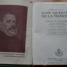 Libros de segunda mano: EL INGENIOSO HIDALGO DON QUIJOTE DE LA MANCHA. CERVANTES (MIGUEL DE). Lote 21490259