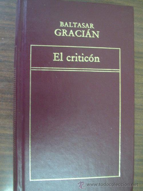 Libros de segunda mano: EL CRITIC&Oacute;N. GRACI&Aacute;N, Baltasar. 1983 - Foto 1