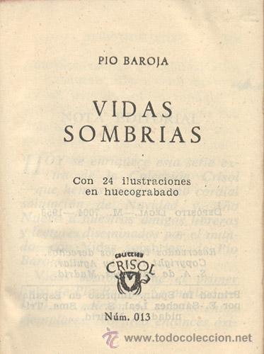 Libros de segunda mano: CRISOL&Iacute;N n&ordm; 13 &ndash; VIDAS SOMBR&Iacute;AS - A&ntilde;o 1958 - Foto 3