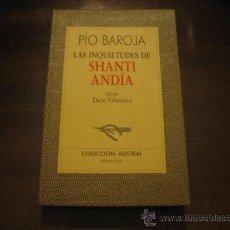 Libros de segunda mano: LAS INQUIETUDES DE SHANTI ANDIA - PIO BAROJA - ESPASA CALPE