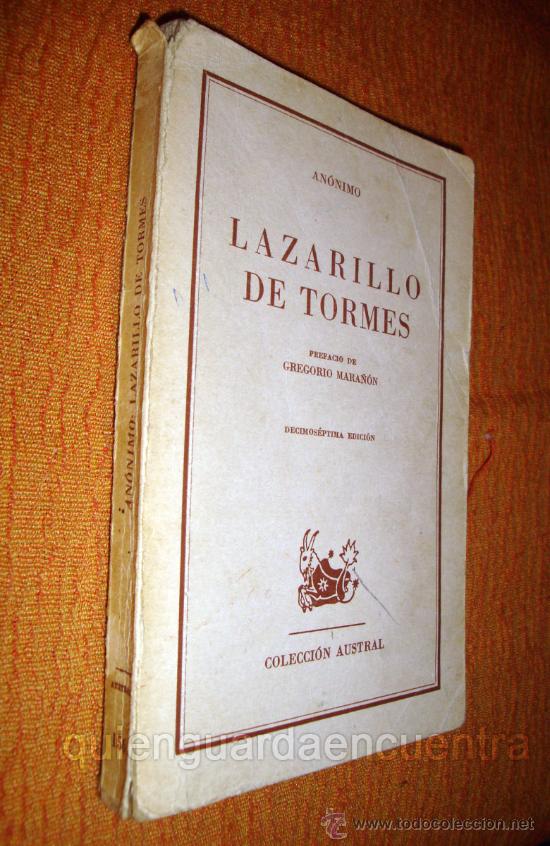 Libros de segunda mano: Lazarillo de Tormes- An&oacute;nimo 1969 prefacio de Gregorio Mara&ntilde;&oacute;n - Foto 1