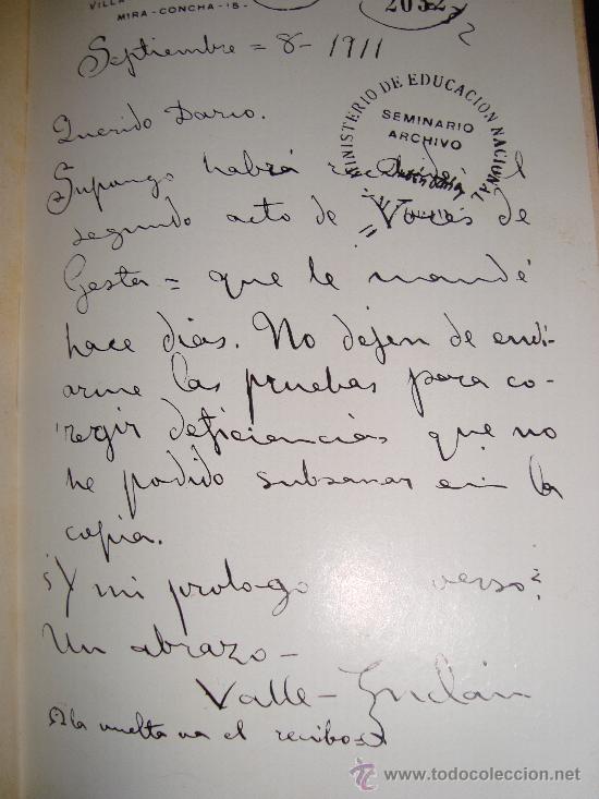 Libros de segunda mano: (23) VIDA Y LITERATURA DE VALLE INCLAN - Foto 3