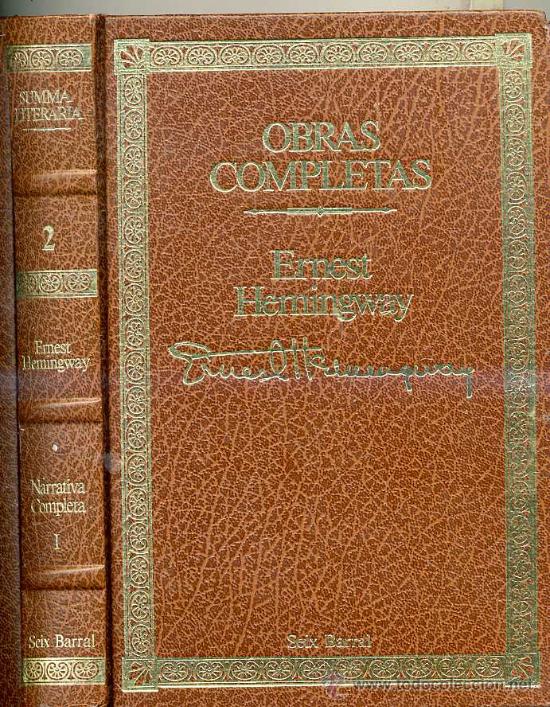 Libros de segunda mano: ERNEST HEMINGWAY : NARRATIVA COMPLETA I - Foto 1