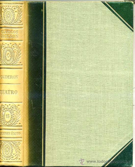 Libros de segunda mano: CALDER&Oacute;N : TEATRO - CL&Aacute;SICOS JACKSON - Foto 1