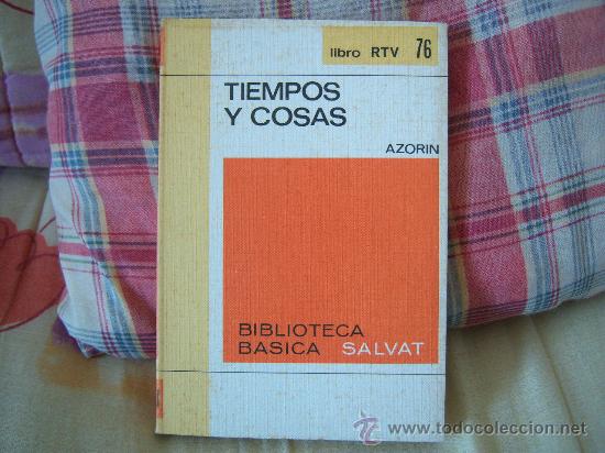 Libros de segunda mano: AZOR&Iacute;N Tiempos y cosas - Foto 1