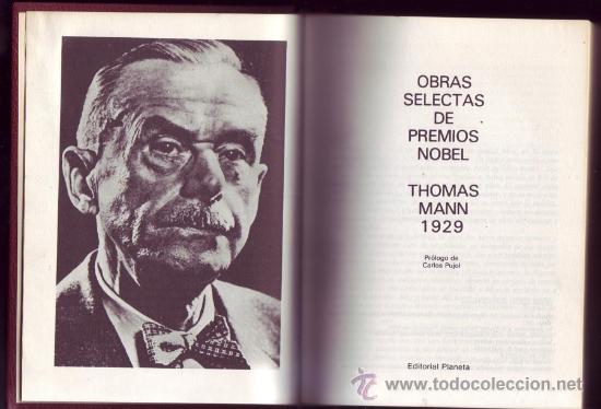 Libros de segunda mano: OBRAS SELECTAS DE PREMIOS NOBEL. 1929: THOMAS MANN. - Foto 2