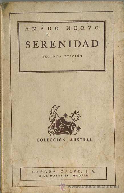 Libros de segunda mano: AUSTRAL 211 : AMADO NERVO - SERENIDAD - Foto 1