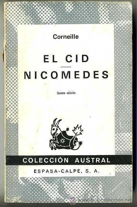 Libros de segunda mano: AUSTRAL 813 : CORNEILLE - EL CID / NICOMEDES - Foto 1