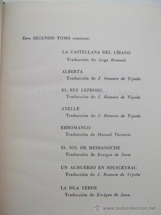 Libros de segunda mano: NOVELAS TOMO II. PIERRE BENOIT. PLANETA. 1958 - Foto 3