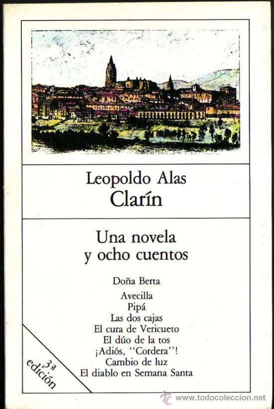 Libros de segunda mano: Una novela y ocho cuentos.Leopoldo Alas, - Foto 1