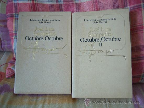 Libros de segunda mano: (2 TOMOS) JOS&Eacute; LUIS SAMPEDRO Octubre, octubre - Foto 1
