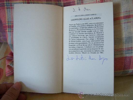 Libros de segunda mano: LEOPOLDO ALAS CLAR&Iacute;N Su &uacute;nico hijo - Foto 3