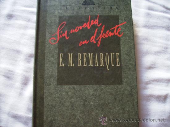 Libros de segunda mano: SIN NOVEDAD EN EL FRENTE DE E.M.REMARQUE - Foto 1