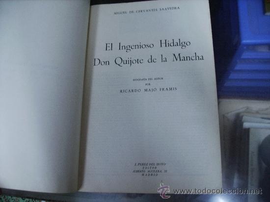 Libros de segunda mano: El Ingenioso Hidalgo Don Quijote De La Mancha - Foto 3