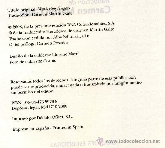 Libros de segunda mano: CUMBRES BORRASCOSAS - EMILY BRONT&Euml; - Foto 3
