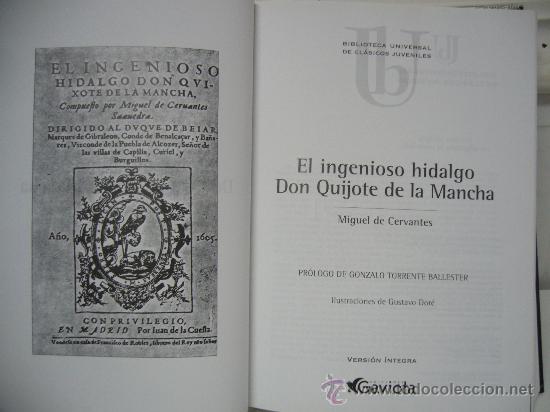 Libros de segunda mano: &rdquo;DON QUIJOTE DE LA MANCHA&rdquo; DE MIGUEL DE CERVANTES. - Foto 3