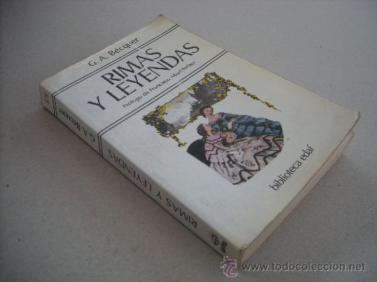 Libros de segunda mano: RIMAS Y LEYENDAS. GUSTAVO ADOLFO BECQUER.  EDITORIAL EDAF. - Foto 1