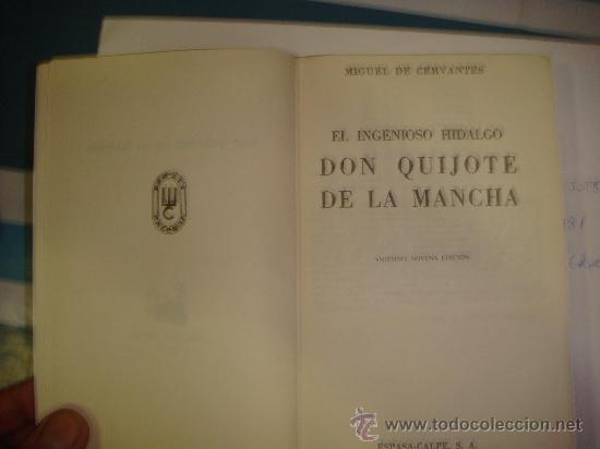 Libros de segunda mano: don quijote de la mancha- CERVANTES - Foto 2
