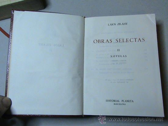 Libros de segunda mano: Obras selectas (autor: Lajos Zilahy) - Foto 3