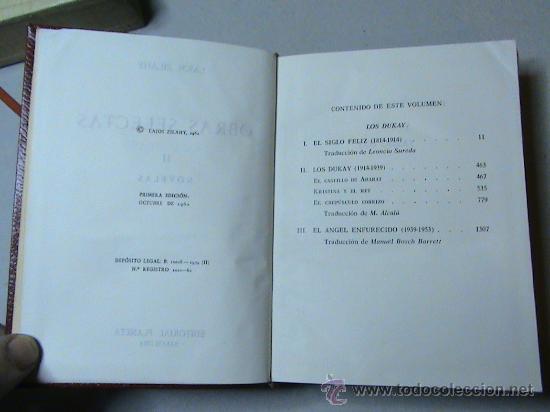Libros de segunda mano: Obras selectas (autor: Lajos Zilahy) - Foto 5