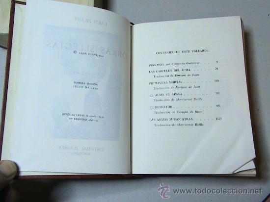 Libros de segunda mano: Obras selectas (autor: Lajos Zilahy) - Foto 6
