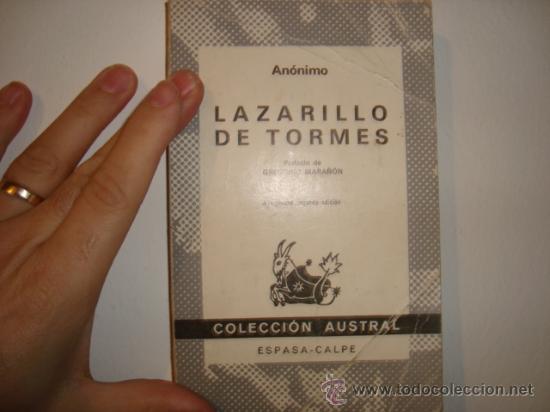 Libros de segunda mano: LAZARILLO DE TORMES.ANONIMO.COLECCION AUSTRAL - Foto 1