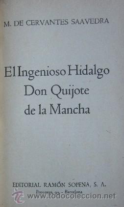 Libros de segunda mano: EL INGENIOSO HIDALGO DON QUIJOTE DE LA MANCHA - Foto 3