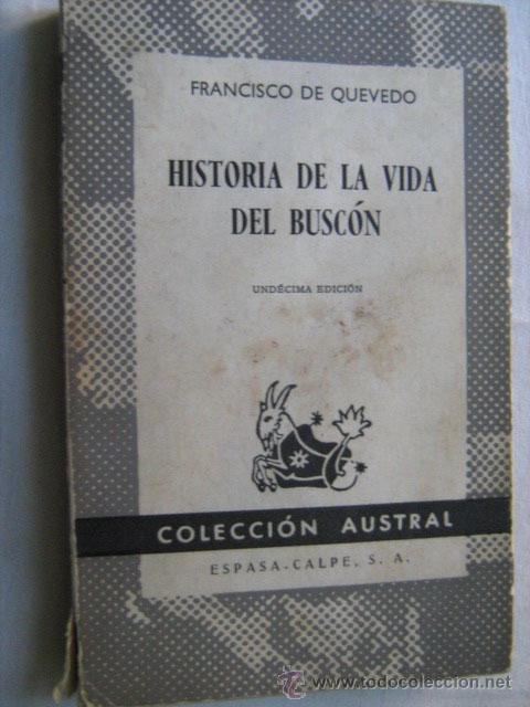 Libros de segunda mano: HISTORIA DE LA VIDA DEL BUSC&Oacute;N.  DE QUEVEDO, Francisco. 1970 - Foto 1