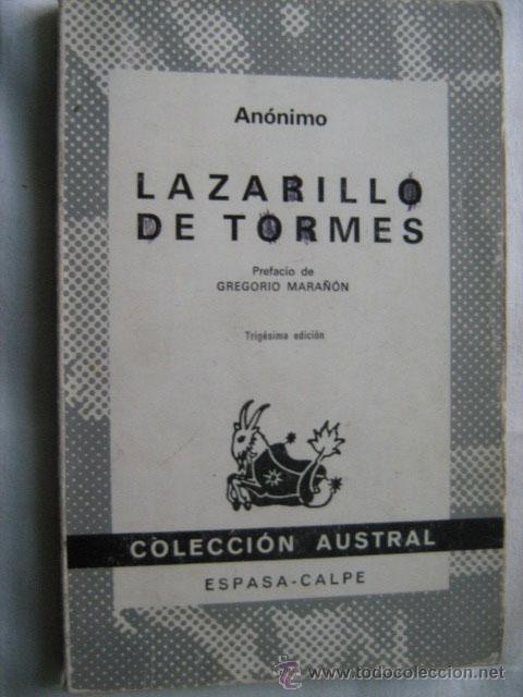 Libros de segunda mano: LAZARILLO DE TORMES. 1982. Austral 156 - Foto 1