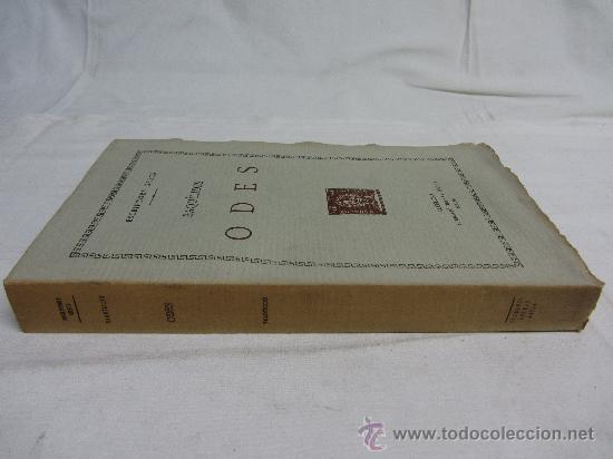 Libros de segunda mano: Primera edici&oacute;n. Fundaci&oacute; Bernat Metge, Cl&agrave;ssics grecs i llatins / BAQU&Iacute;LIDES. Odes. - Foto 2