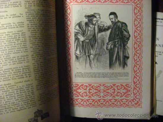 Libros de segunda mano: shakespeare, dramas, hamlet, el rey lear, macbeth, gil editor 1933 ilustrado - Foto 7