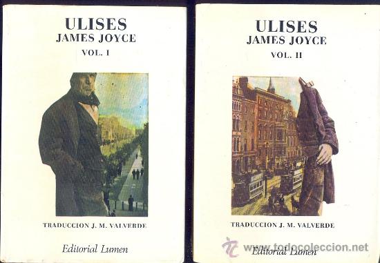 Libros de segunda mano: ULISES - JAMES JOYCE (VOL 1 Y 2)  ED. LUMEN - Foto 1