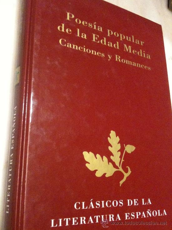 Libros de segunda mano: POES&Iacute;A POPULAR DE LA EDAD MEDIA-CANCIONES Y ROMANCES-CL&Aacute;SICOS.DE LA LITERATURA ESPA&Ntilde;OLA-NUEV