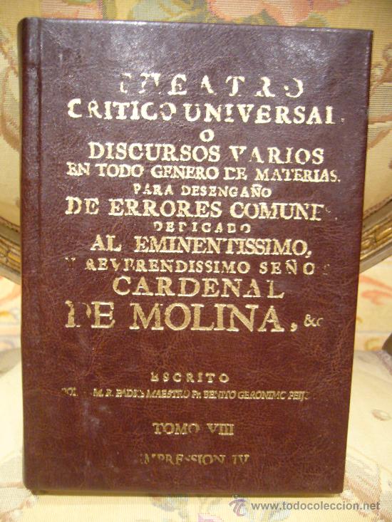 teatro critico universal o discursos varios..., - Acheter Livres de  littérature classique d'occasion sur todocoleccion