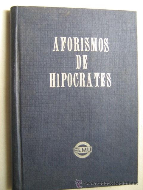 Libros de segunda mano: AFORISMOS DE HIP&Oacute;CRATES. 1969 - Foto 1