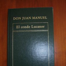 Libros de segunda mano: .EL CONDE LUCANOR DON JUAN MANUEL. Lote 32063191