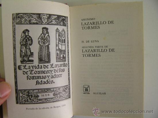 Libros de segunda mano: el lazarillo de tormes, anonimo,1972, aguilar ed, ref crstl1 - Foto 6
