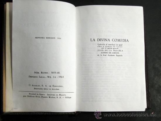 Libros de segunda mano: LA DIVINA COMEDIA - LA VIDA NUEVA - JUL-HAB - Foto 5