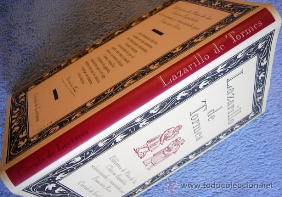 Libros de segunda mano: LAZARILLO DE TORMES. ANONIMO.CUIDADA EDICION CON Tapas duras, sobrecubierta, marcap&aacute;ginas... - Foto 2