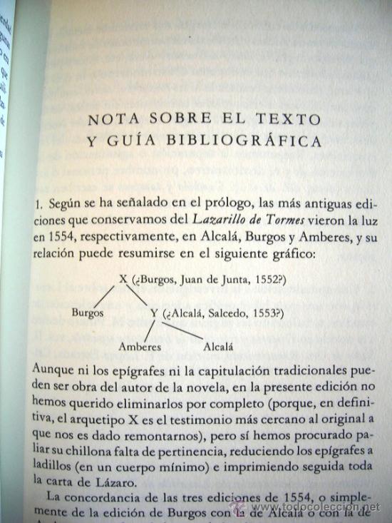 Libros de segunda mano: LAZARILLO DE TORMES. ANONIMO.CUIDADA EDICION CON Tapas duras, sobrecubierta, marcap&aacute;ginas... - Foto 7