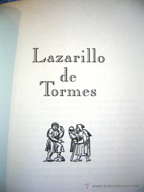 Libros de segunda mano: LAZARILLO DE TORMES. ANONIMO.CUIDADA EDICION CON Tapas duras, sobrecubierta, marcap&aacute;ginas... - Foto 8