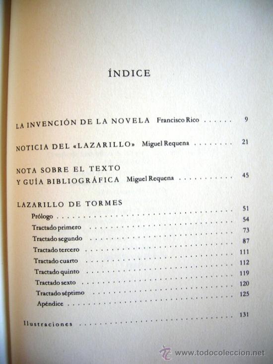 Libros de segunda mano: LAZARILLO DE TORMES. ANONIMO.CUIDADA EDICION CON Tapas duras, sobrecubierta, marcap&aacute;ginas... - Foto 9