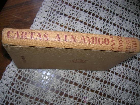 Libros de segunda mano: CARTAS   A   UN   AMIGO  -Rabindranath Tagore 1942 - Foto 1