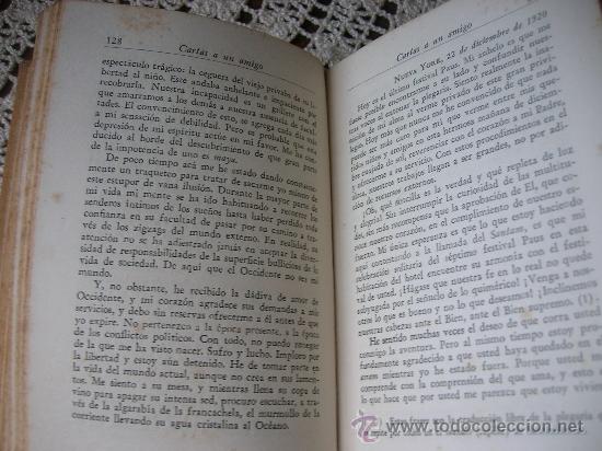 Libros de segunda mano: CARTAS   A   UN   AMIGO  -Rabindranath Tagore 1942 - Foto 3
