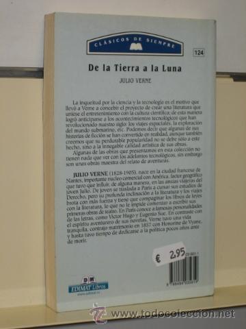 Libros de segunda mano: DE LA TIERRA A LA LUNA - JULIO VERNE - EDIMAT - Foto 2