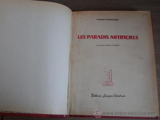 Libros de segunda mano: CHARLES BAUDELAIRE - LES PARADIS ARTIFICIELS - - Foto 1