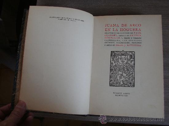 Libros de segunda mano: JUANA DE ARCO EN LA HOGUERA - Foto 1
